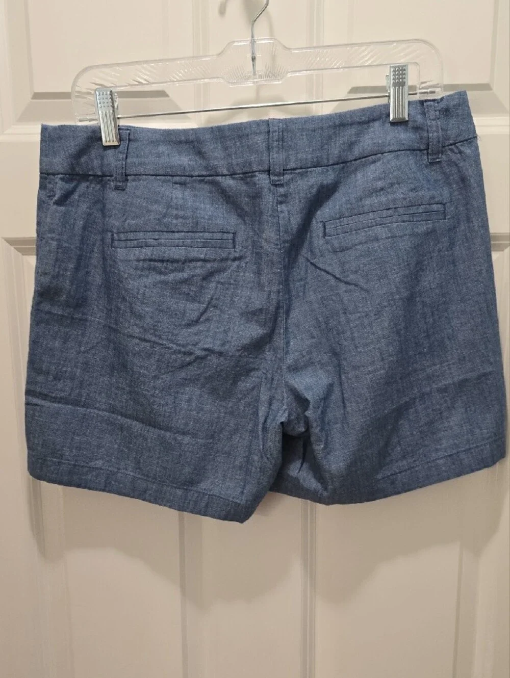 J. Crew Blue Chambray Bermuda Shorts
